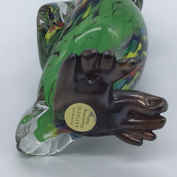 Art Glass Artistic Handblown Bird - Picture 6 of 6